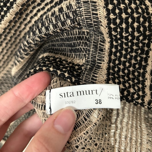 Sita Murt Boho Beachy Fringe Trim Poncho Top - Picture 7 of 11